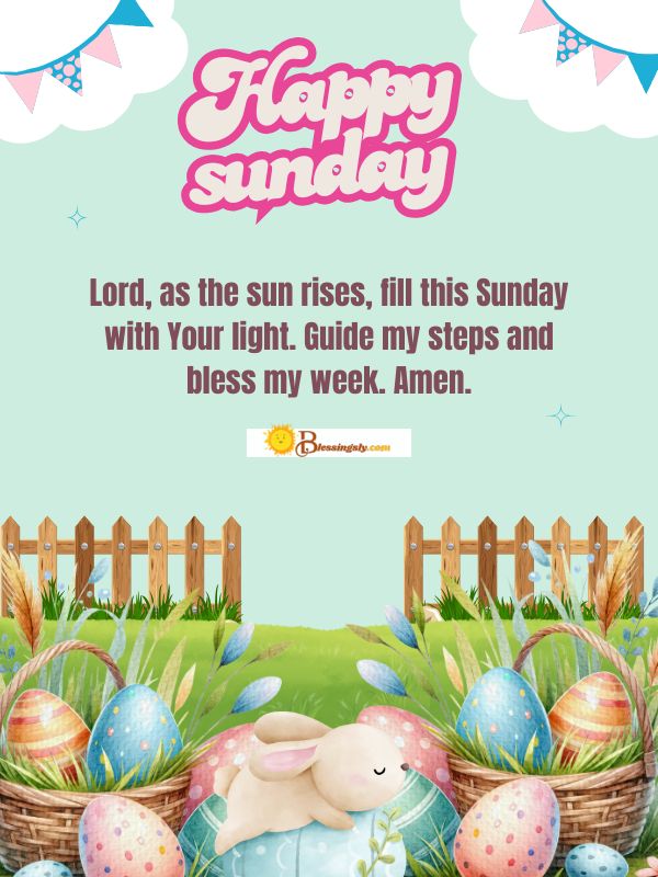 Sunday Prayer and Blessings Images