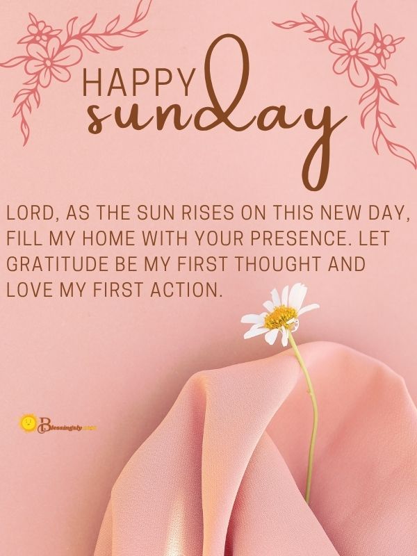 Best Sunday Prayer Blessing Messages