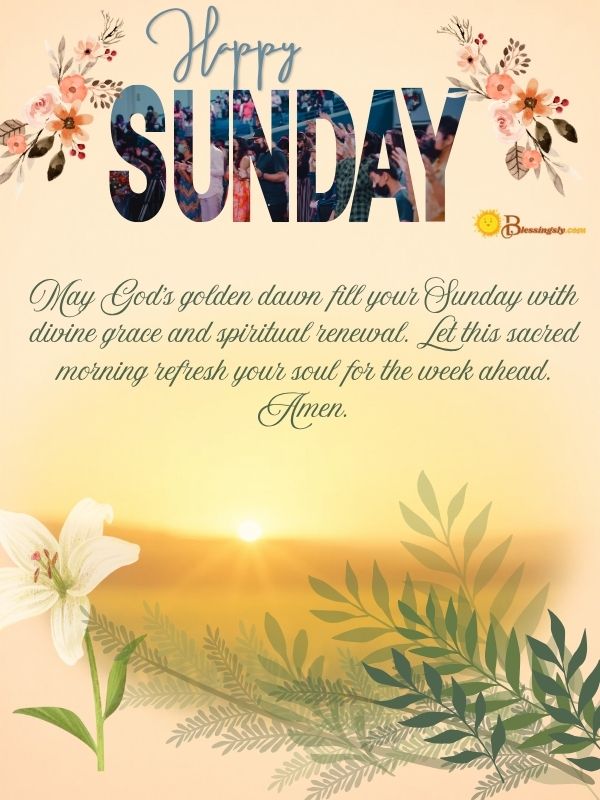 Short Sunday Blessings and Prayers