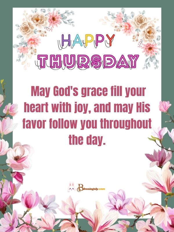 Happy Thursday Blessings