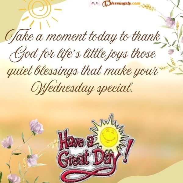 Positive Wednesday Morning Blessings