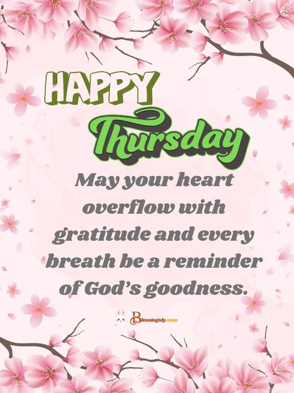 Positive and Thankful Thursday Blessings