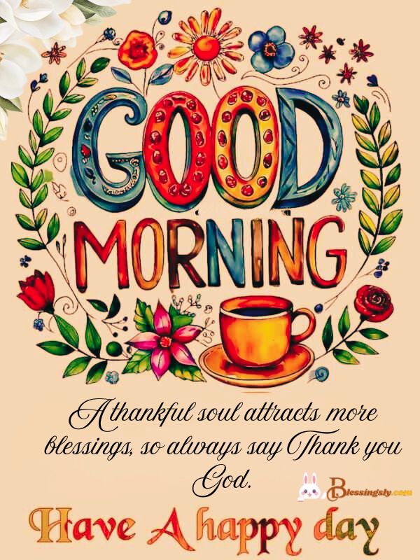 Thankful Saturday Morning Blessings