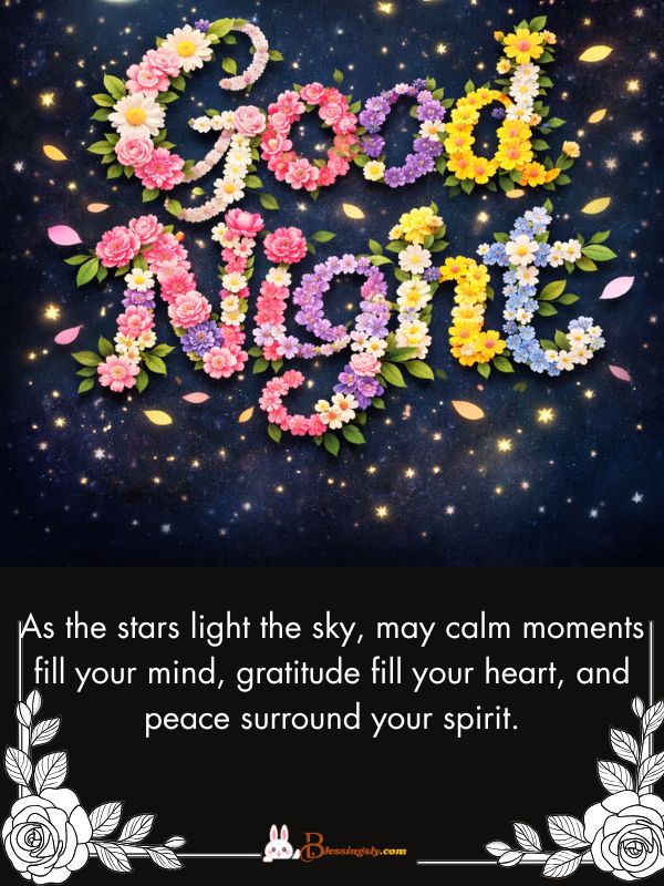 Beautiful Good Night Blessings​