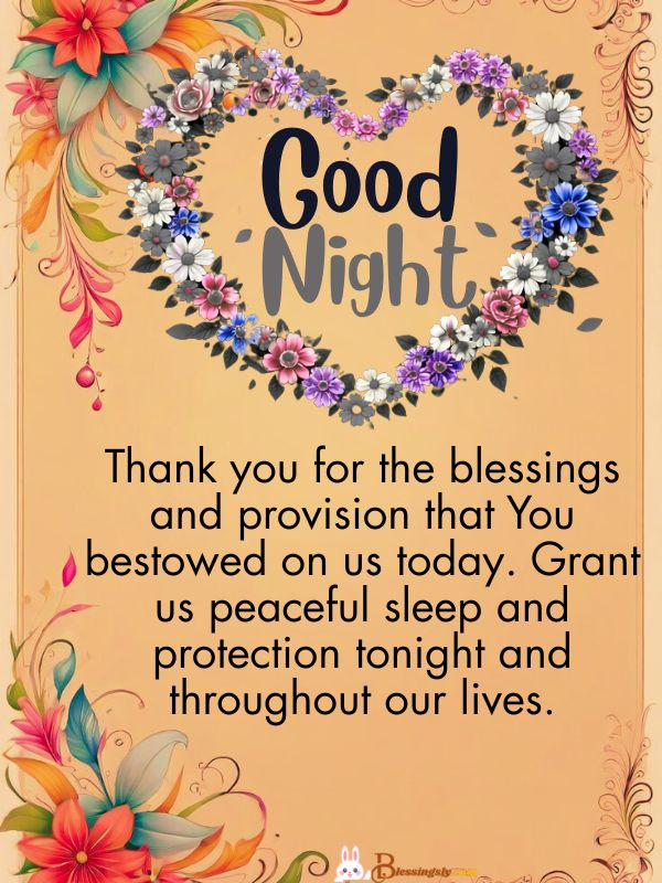 Good Night Prayers And Blessings