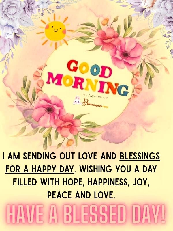 Happy Sunday Morning Blessings