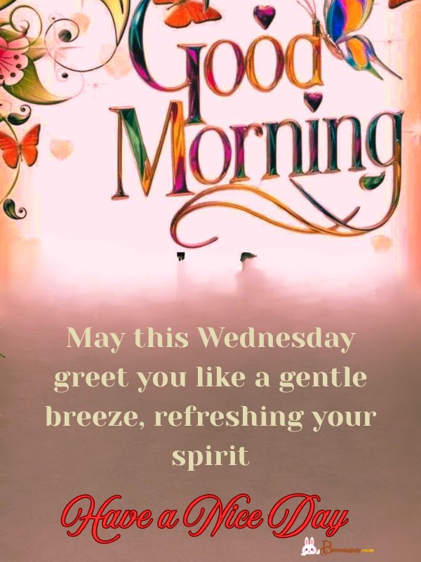 Elegant Good Morning Wednesday Images