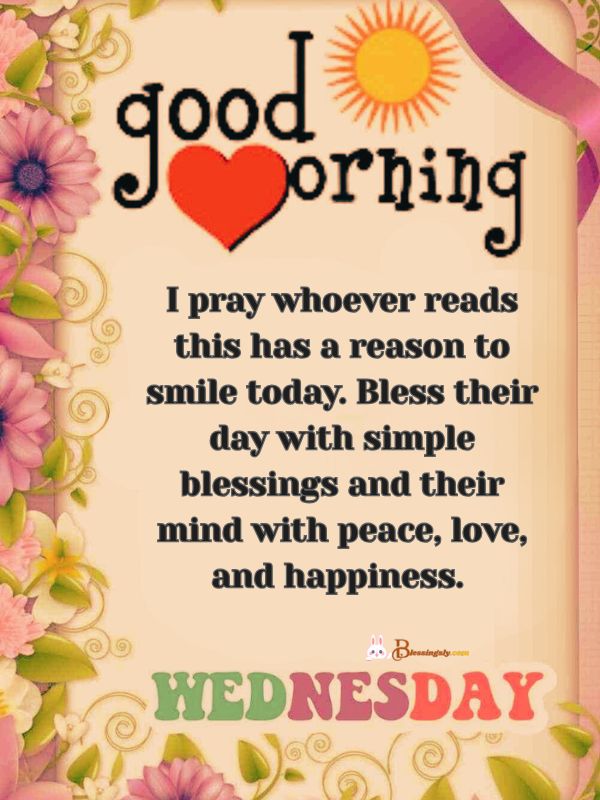 Happy Wednesday Blessings And Prayers