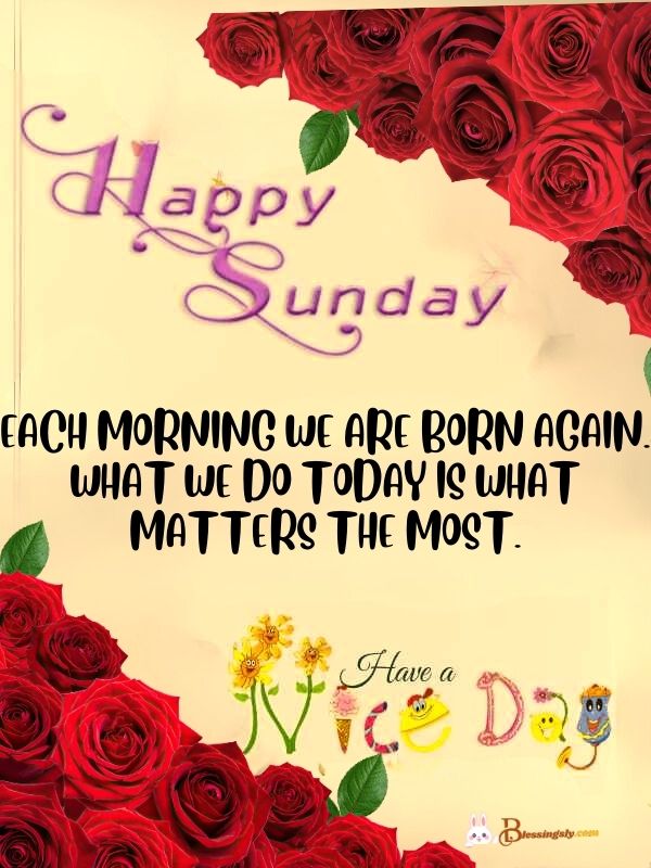 Inspirational Sunday Blessings