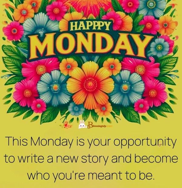 Inspirational Monday Morning Blessings