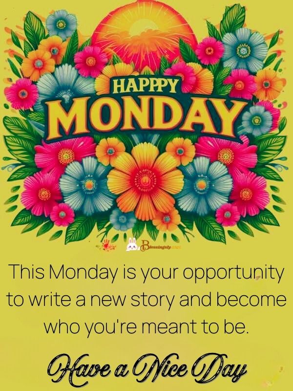 Inspirational Monday Morning Blessings