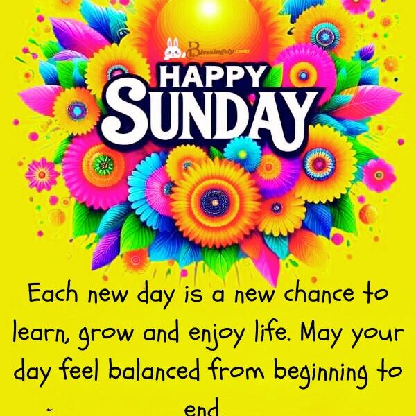 Happy Sunday Blessings
