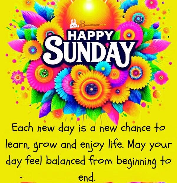 Happy Sunday Blessings