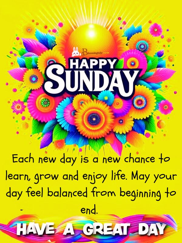 Happy Sunday Blessings