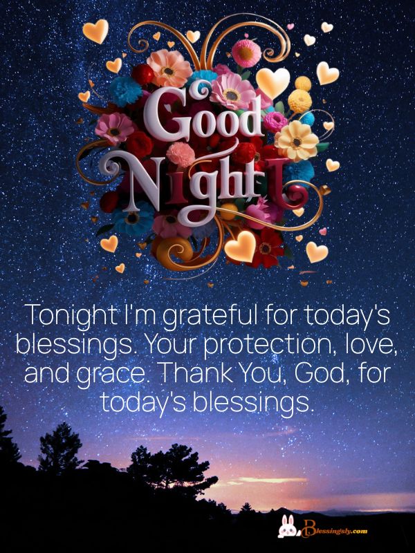 May you have a blessed sleep