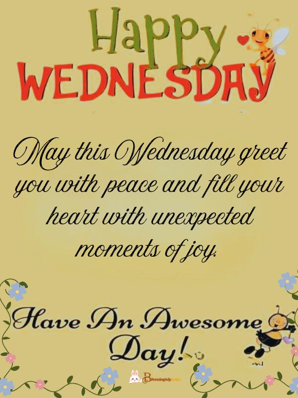 Wednesday wishes