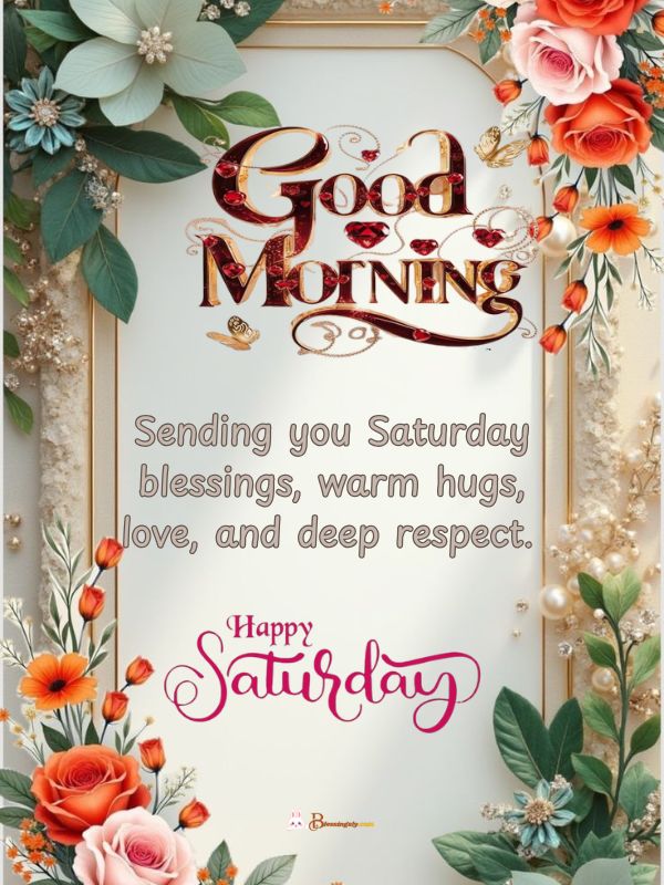 Blessed Saturday Morning Blessings – Saturday morning filled with love and heart felt blessings