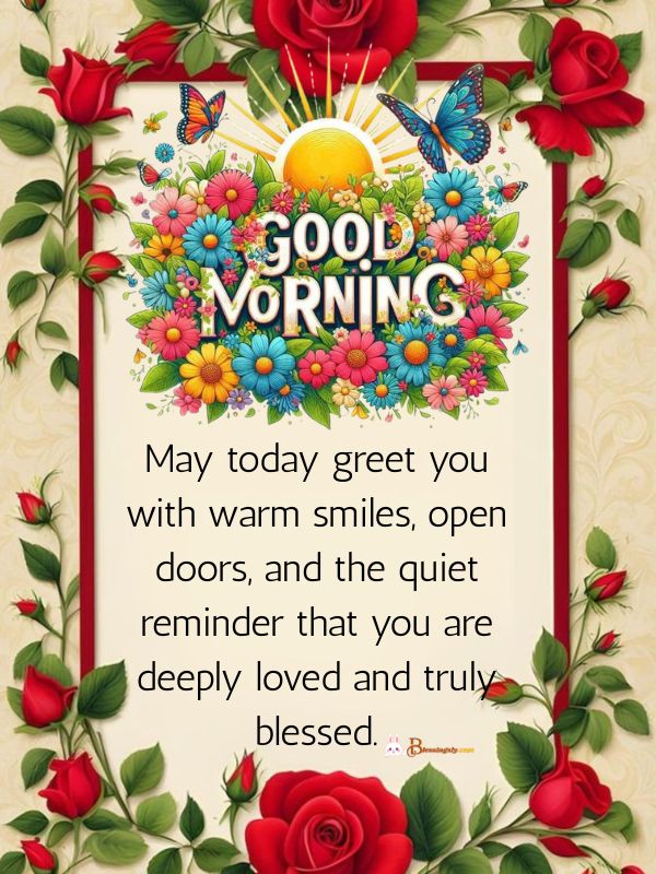 Beautiful Monday Morning Greetings