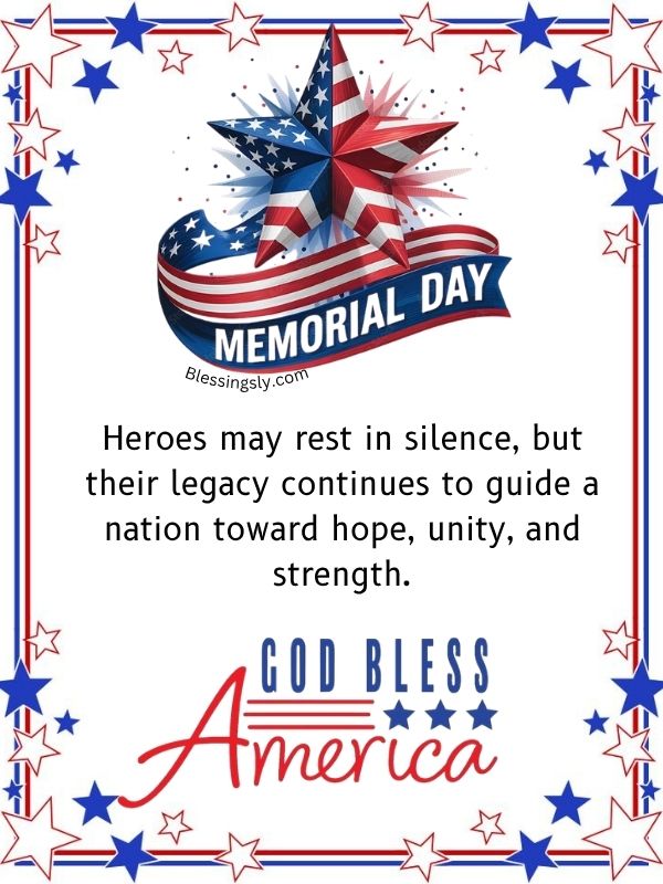 Happy Memorial Day wishes for everyone image with American flag honoring fallen heroes, patriotic remembrance, freedom, gratitude, military service, and sacrifice